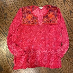 Lucky Brand Super Dun Bright T Floral size m